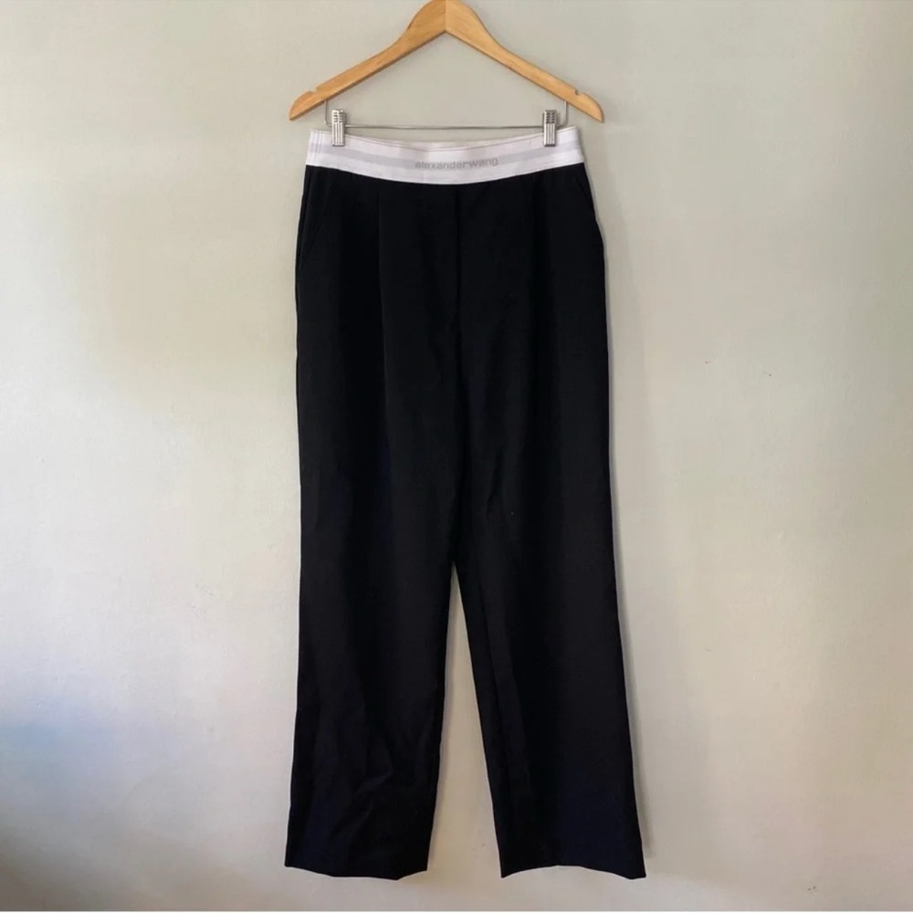 NWOT Alexander Wang Black and White Palazzo Trousers